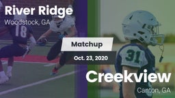 Matchup: River Ridge vs. Creekview  2020