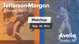 Matchup: Jefferson-Morgan vs. Avella  2016