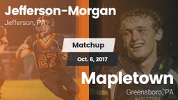 Matchup: Jefferson-Morgan vs. Mapletown  2017