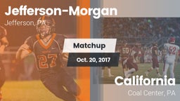 Matchup: Jefferson-Morgan vs. California  2017