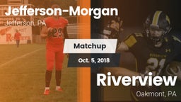 Matchup: Jefferson-Morgan vs. Riverview  2018