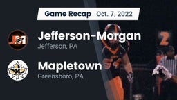 Recap: Jefferson-Morgan  vs. Mapletown  2022