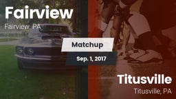 Matchup: Fairview vs. Titusville  2017