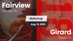 Matchup: Fairview vs. Girard  2018