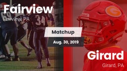 Matchup: Fairview vs. Girard  2019