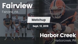 Matchup: Fairview vs. Harbor Creek  2019