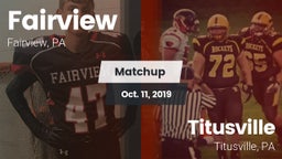 Matchup: Fairview vs. Titusville  2019