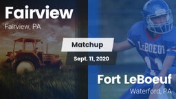 Matchup: Fairview vs. Fort LeBoeuf  2020