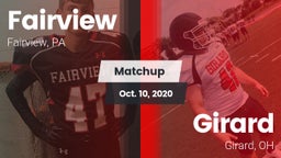 Matchup: Fairview vs. Girard  2020