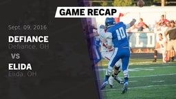 Recap: Defiance  vs. Elida  2016