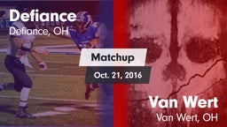 Matchup: Defiance vs. Van Wert  2016