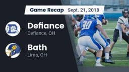 Recap: Defiance  vs. Bath  2018