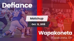 Matchup: Defiance vs. Wapakoneta  2018