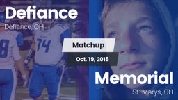 Matchup: Defiance vs. Memorial  2018
