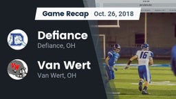 Recap: Defiance  vs. Van Wert  2018