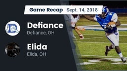 Recap: Defiance  vs. Elida  2018