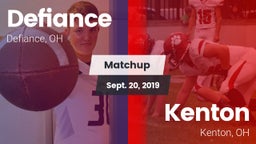 Matchup: Defiance vs. Kenton  2019