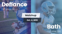 Matchup: Defiance vs. Bath  2019
