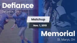 Matchup: Defiance vs. Memorial  2019