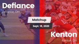 Matchup: Defiance vs. Kenton  2020