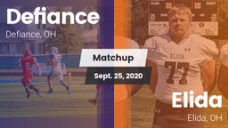 Matchup: Defiance vs. Elida  2020