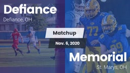 Matchup: Defiance vs. Memorial  2020