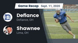 Recap: Defiance  vs. Shawnee  2020