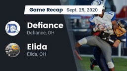 Recap: Defiance  vs. Elida  2020