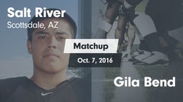 Matchup: Salt River vs. Gila Bend 2016