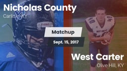 Matchup: Nicholas County vs. West Carter  2017