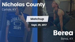 Matchup: Nicholas County vs. Berea  2017