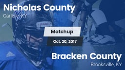 Matchup: Nicholas County vs. Bracken County 2017