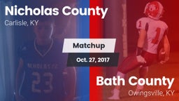 Matchup: Nicholas County vs. Bath County  2017