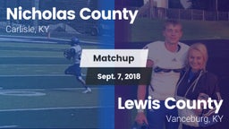 Matchup: Nicholas County vs. Lewis County  2018