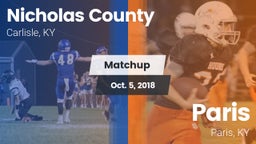 Matchup: Nicholas County vs. Paris  2018