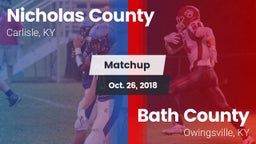 Matchup: Nicholas County vs. Bath County  2018