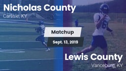 Matchup: Nicholas County vs. Lewis County  2019