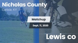 Matchup: Nicholas County vs. Lewis co 2020