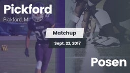 Matchup: Pickford vs. Posen  2017