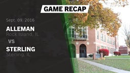 Recap: Alleman  vs. Sterling  2016