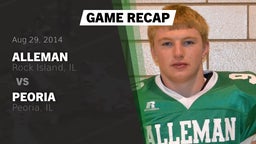 Recap: Alleman  vs. Peoria  2014