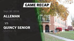 Recap: Alleman  vs. Quincy Senior  2016