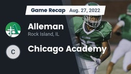 Recap: Alleman  vs. Chicago Academy  2022
