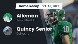 Recap: Alleman  vs. Quincy Senior  2022
