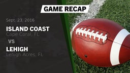 Recap: Island Coast  vs. Lehigh  2016