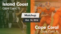 Matchup: Island Coast vs. Cape Coral  2016