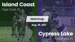Matchup: Island Coast vs. Cypress Lake  2017