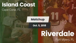 Matchup: Island Coast vs. Riverdale  2018