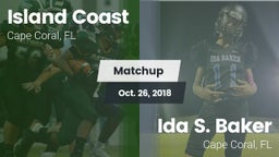 Matchup: Island Coast vs. Ida S. Baker  2018