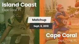 Matchup: Island Coast vs. Cape Coral  2019